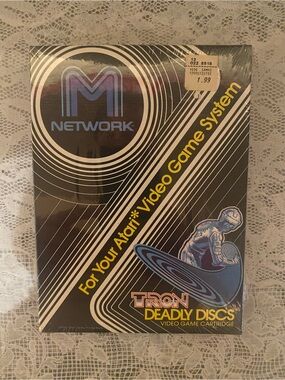 RARE! Atari 2600 TRON DEADLY DISCS Atari 2600 New Sealed 1982